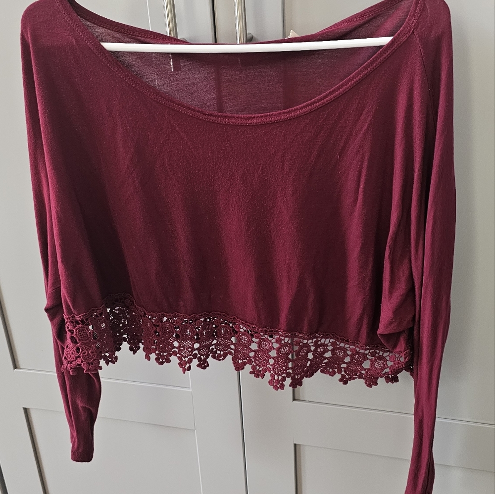 Elodie cropped long sleeve